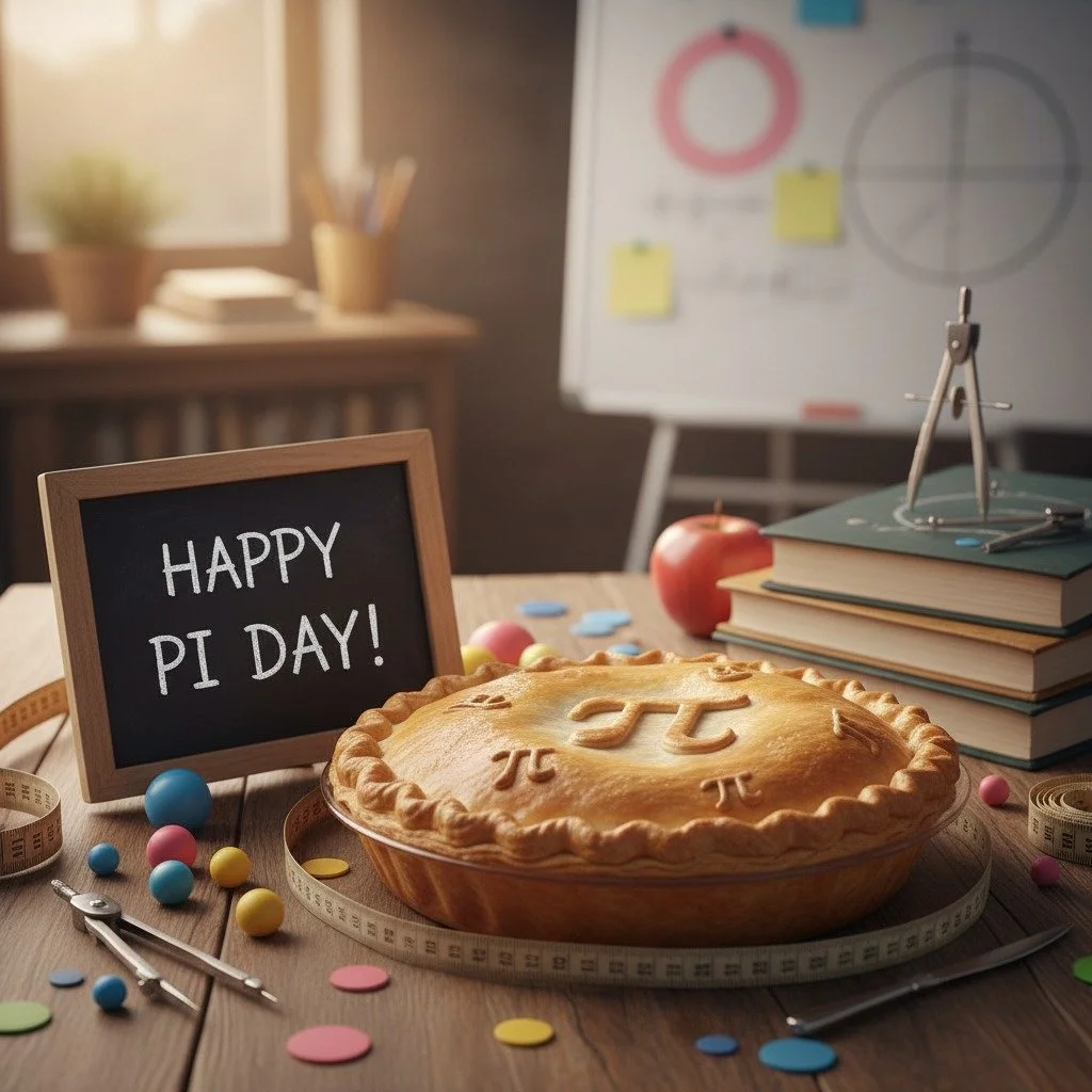 The countdown to the ultimate Pi Day is officially on! 🗓️

Saturday, March 14, 2026, is going to be legendary for math fans. At exactly 1:59:26 PM, the calendar will perfectly align with the first EIGHT digits of Pi: 3.1415926! 🤯

✨ 2026 Theme: 'Ma