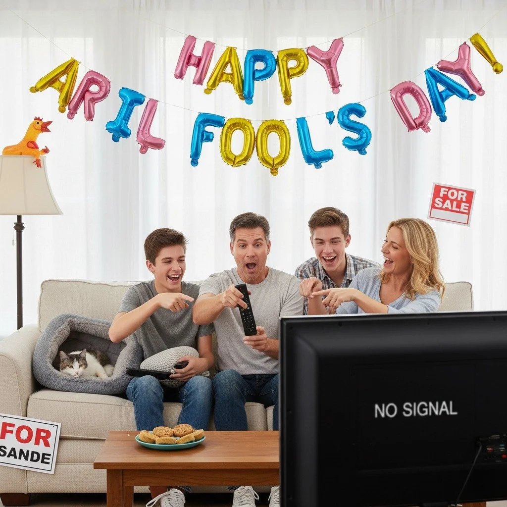 Did you know April Fools' Day likely started because people forgot to update their calendars? April 1st is a Wednesday! Around the world, people celebrate with:\n🐟 France: Taping paper fish to backs.🕰️ UK: Pranking strictly until noon.🏃&zwj;♂️ Ire