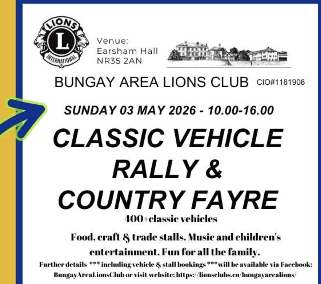 Bungay Lions Club Classic Vehicle Rally