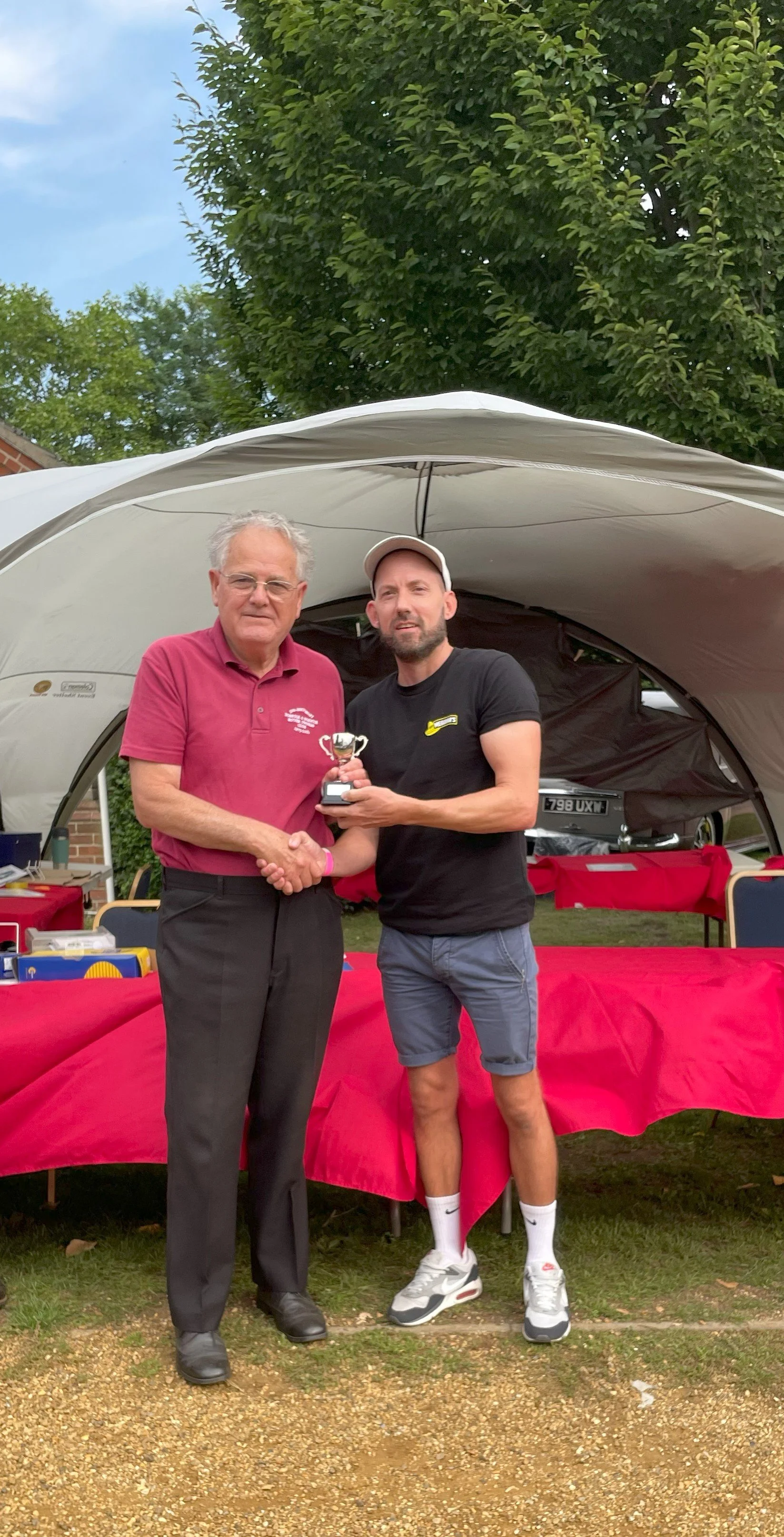 John Wallett 3ltr P5 Winner - Mervyn Hardingham