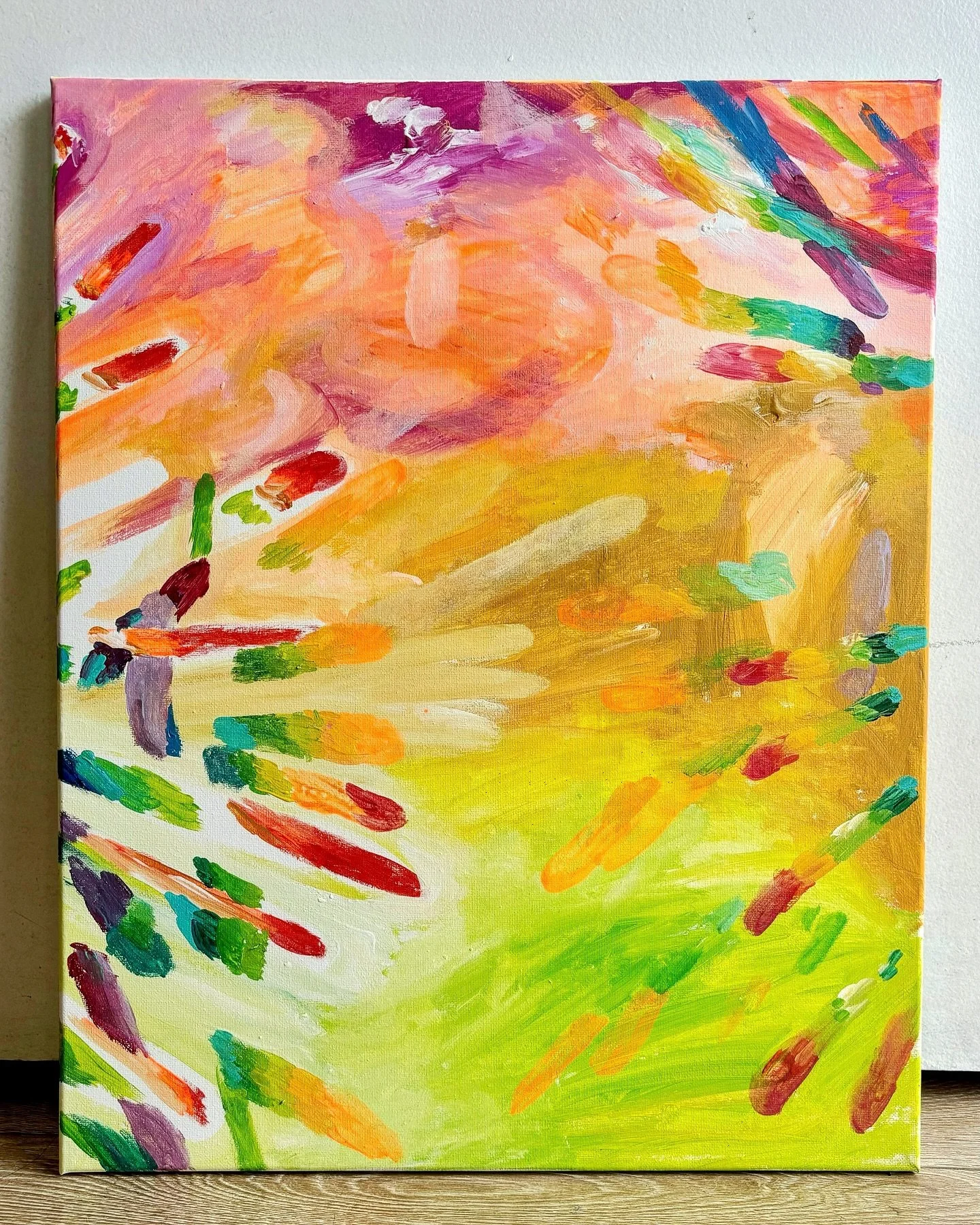 Chasing sunbeams 🌅 🌞 🌈 |  A bit of a different creation process for me, chasing rainbows of light through time. Swipe through to see earlier versions of this piece and how/why it came to be. 

Life has been heavy in all its complexity, simplicity 