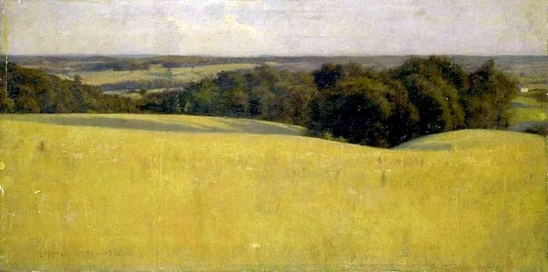 Oil Painting Titled Lengthening Shadows by Kenyon Cox