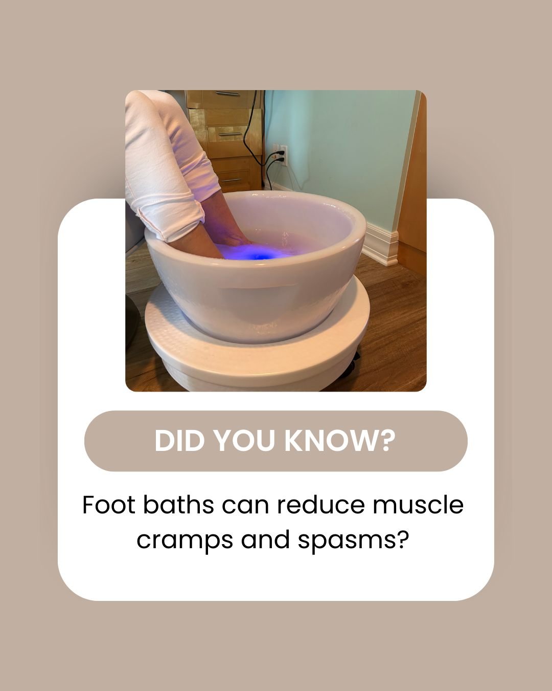 Did you know foot baths can help reduce muscle cramps and spasms?
A warm Remineralizing Foot Bath enriched with magnesium and potassium can soothe tight muscles, ease tension, and restore the nutrients your body needs to relax and recover. Perfect a