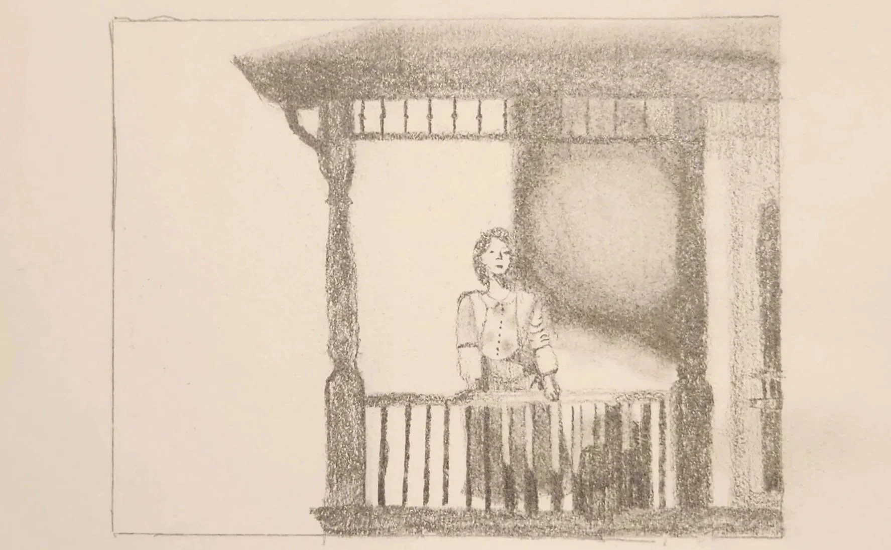  A Small Quick Pencil Sketch From A Reference Image