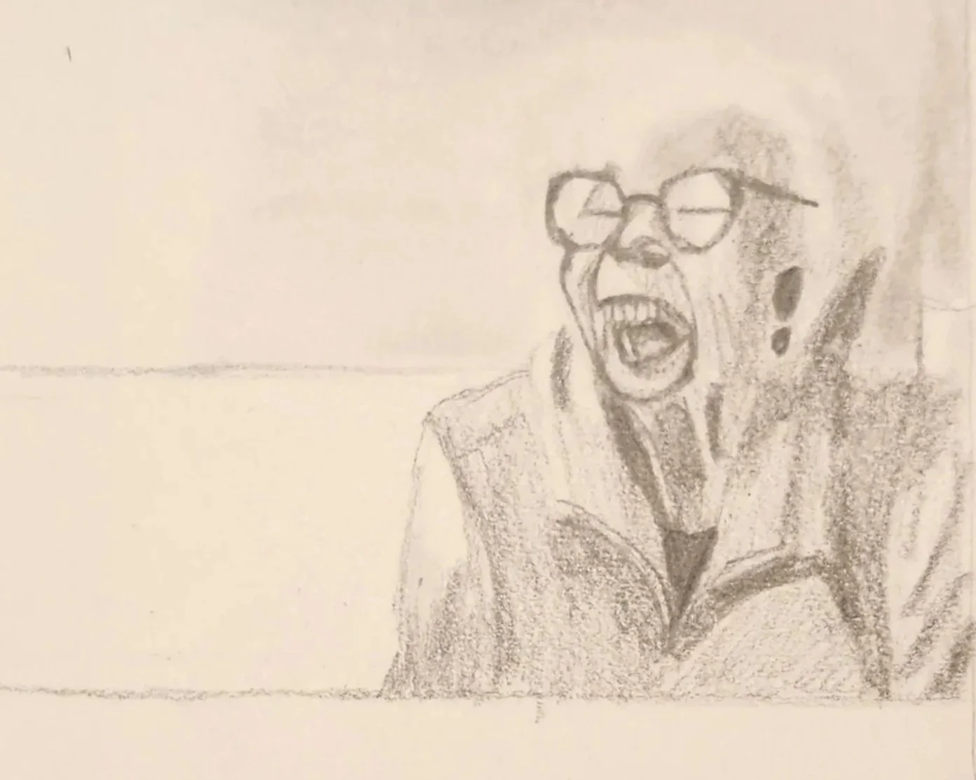  A Small Quick Pencil Sketch From A Reference Image