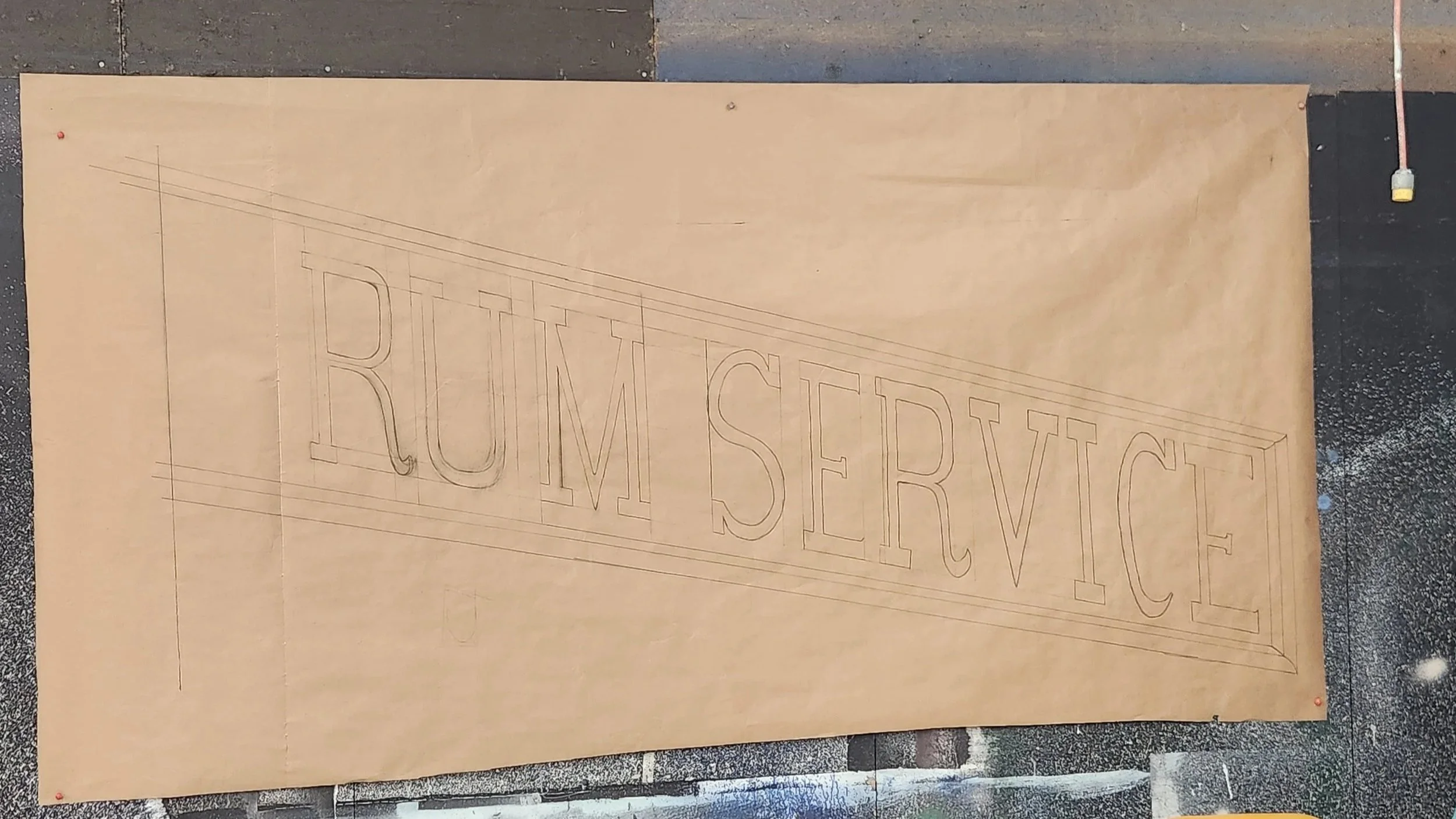 HPT 177 Finished Proforated Drawing Ready To Pounce On To The Painted Muslin Drop  