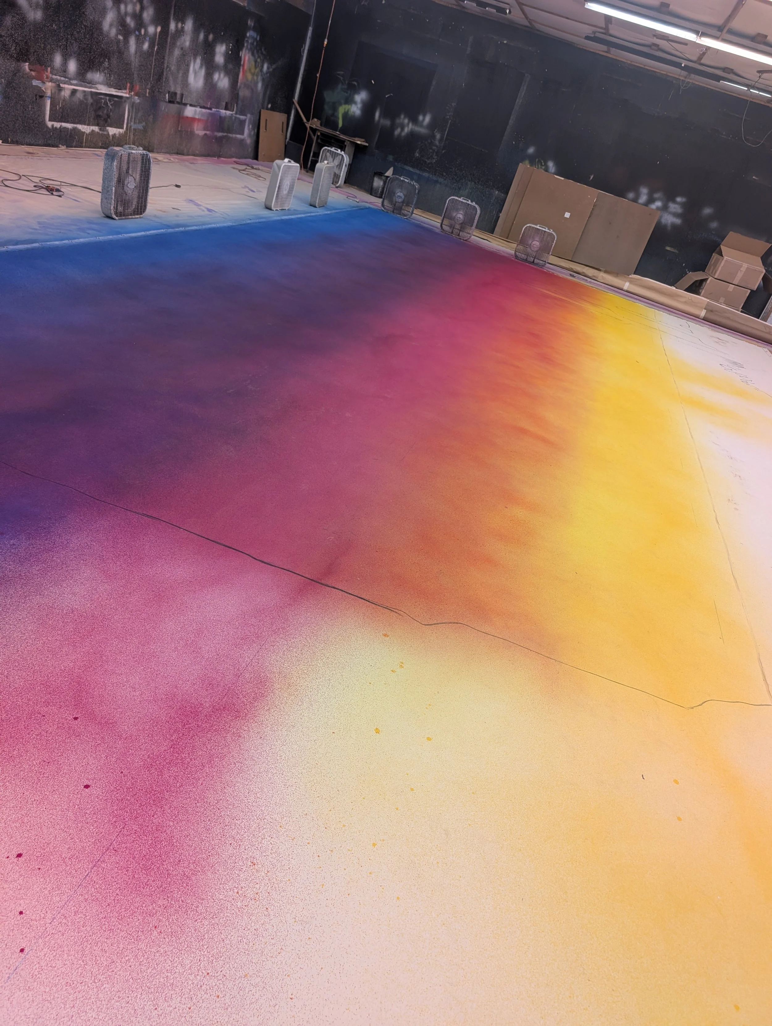 HPT 177 Sprayed 10 Layers Of Dyes For The Back Of The Drop