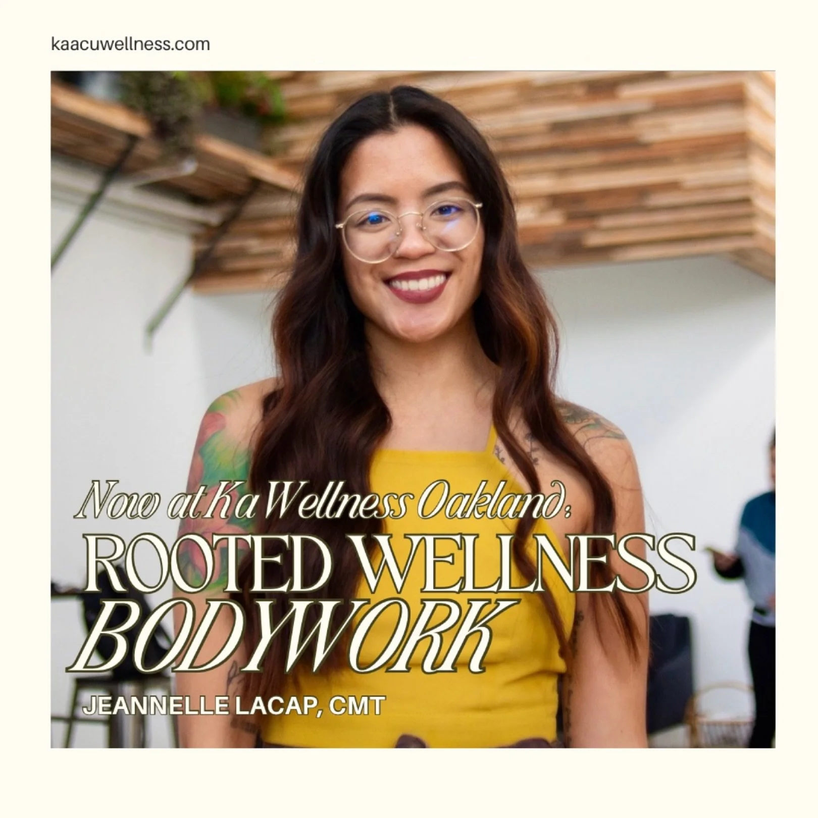 I am so, so, so, so excited to announce that Jeannelle Lacap of @rootedwellnessbodywork will begin offering her massage and bodywork services in the Ka Wellness space. Jeannelle and I first met when Ka was primarily a goods and herbal based business 