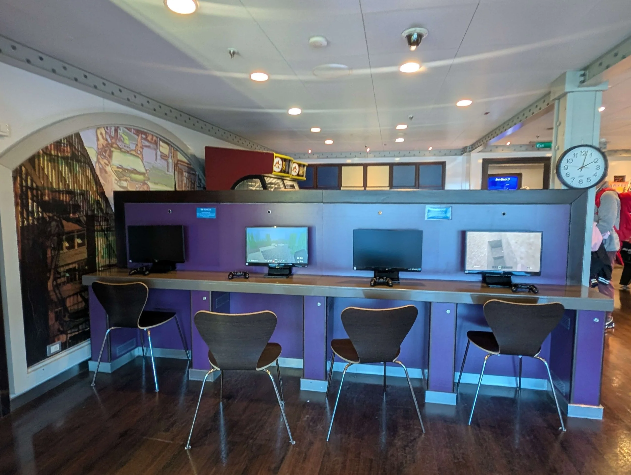 My son would stop by many evenings to play some games here while my husband and I enjoyed a little time to ourselves.