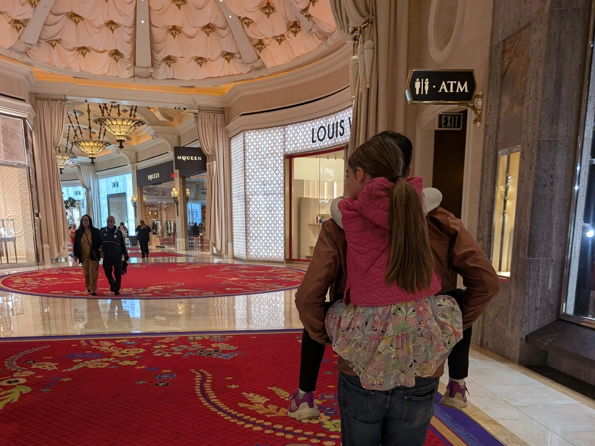 Family enjoying a trip to Las Vegas, Nevada, with kids