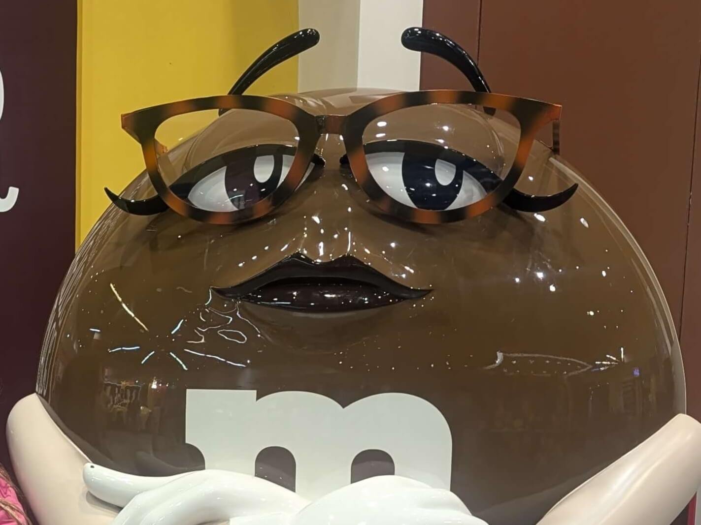 M&M at M&M's World candy store on the Las Vegas Strip