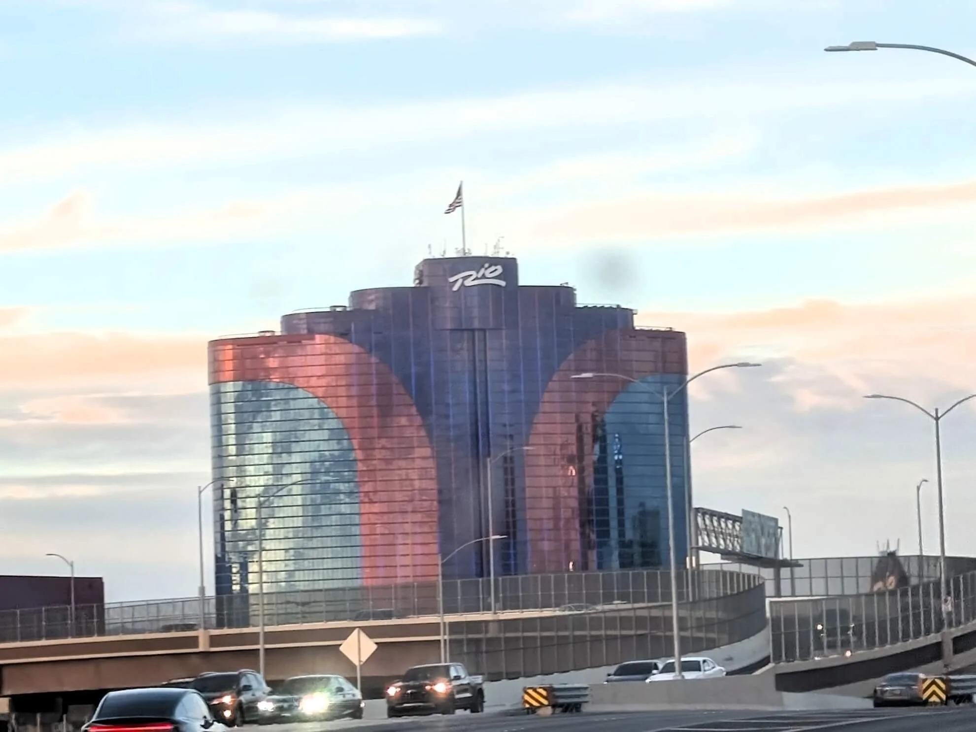 Rio Hotel and Casino located just west of the Las Vegas Strip