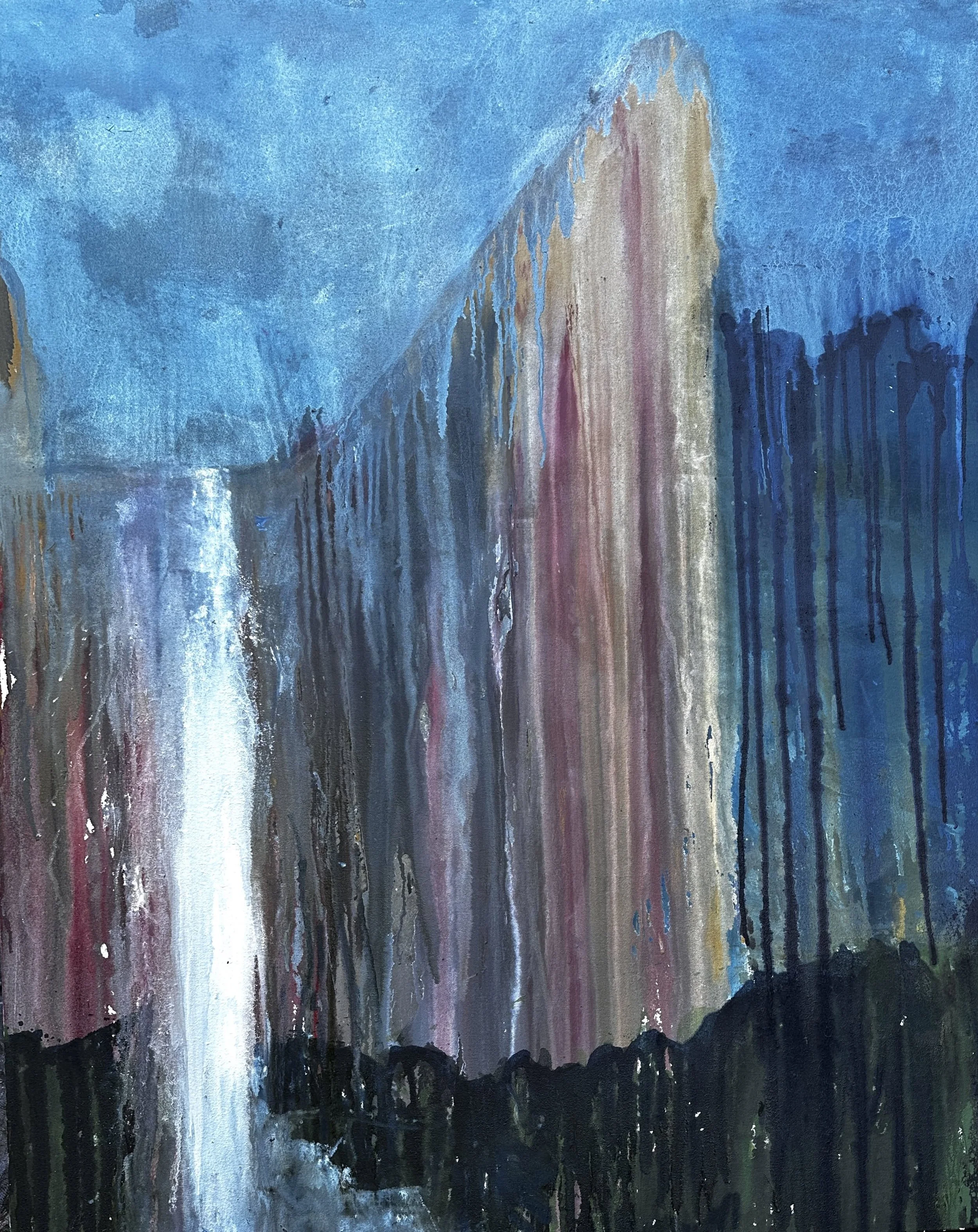 Leaning Tower 60"x48" (Bridalveil Falls in Yosemite)