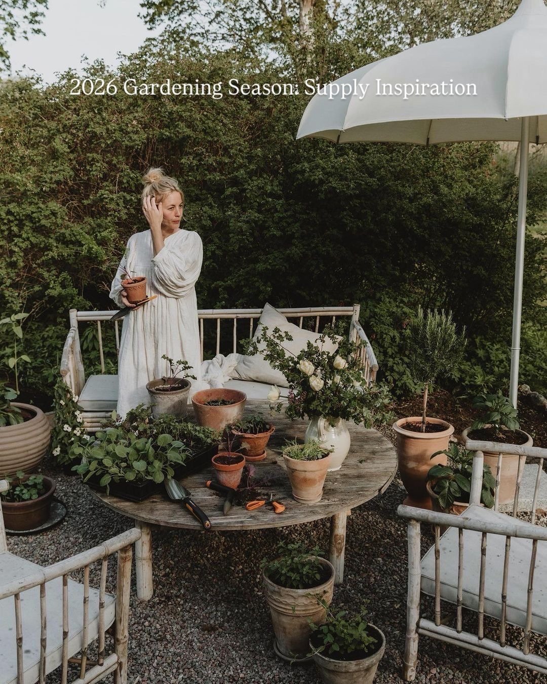 Pretty things for the garden.
Looking ahead to 2026, we&rsquo;re feeling inspired by thoughtful tools, beautiful containers, and supplies that make time in the garden feel both practical and joyful. From everyday essentials to little details that ele