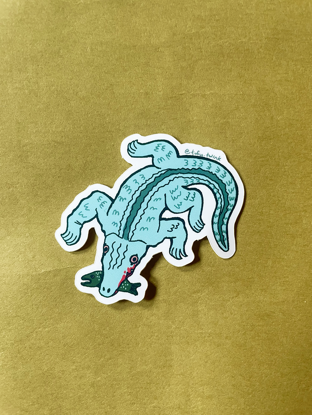 Crocodile Sticker