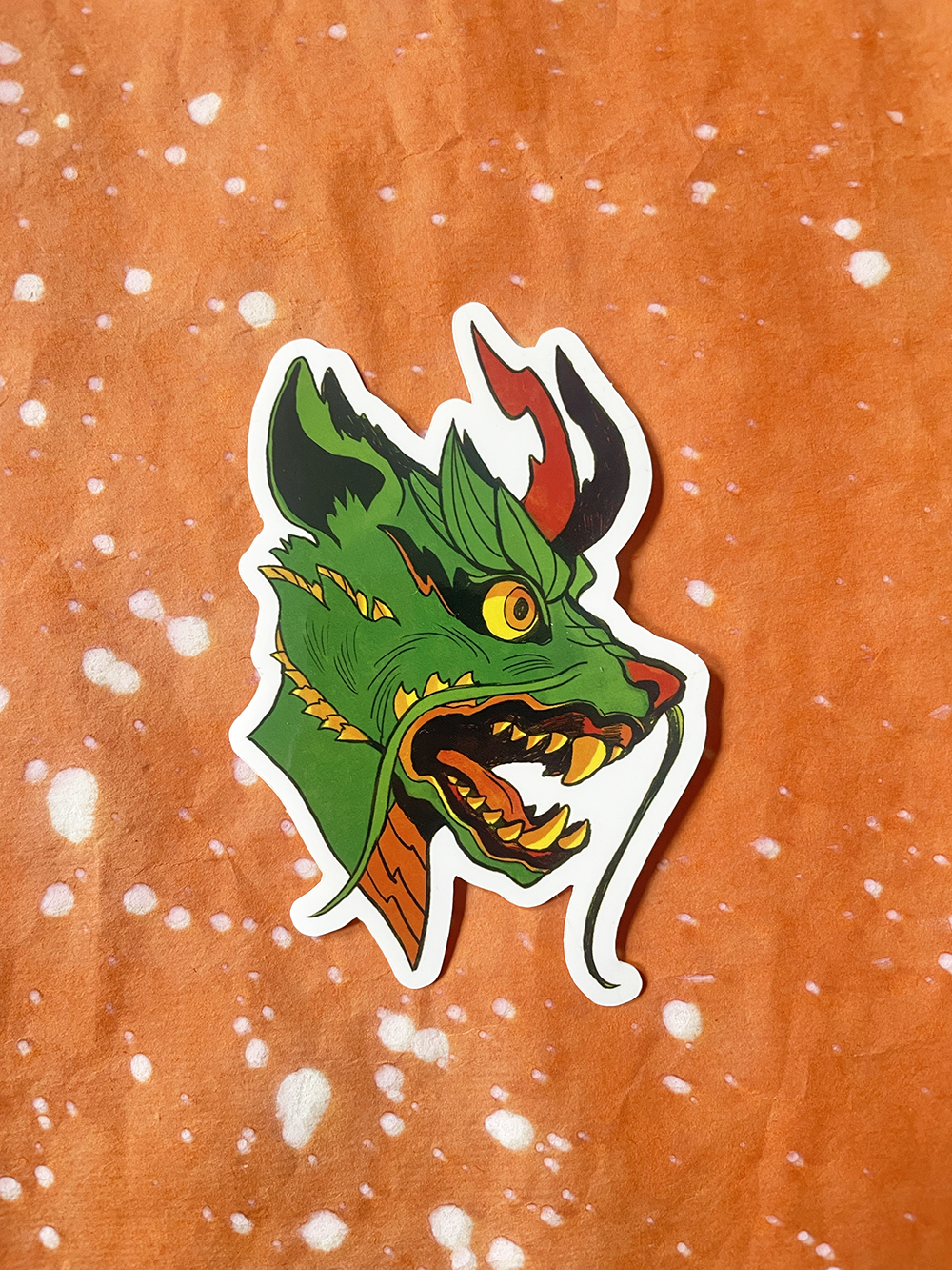Green Dragon Sticker