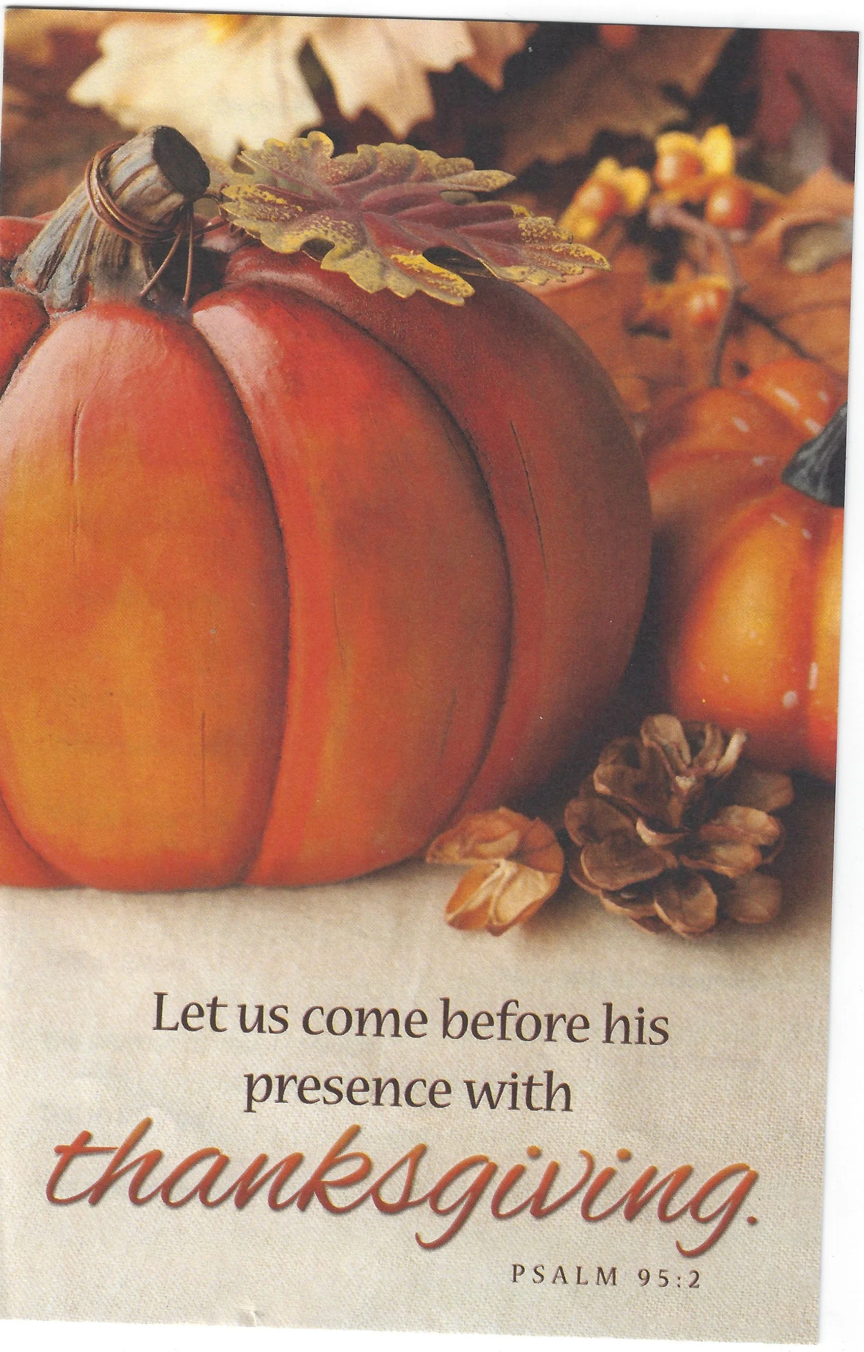 Thanksgiving Service