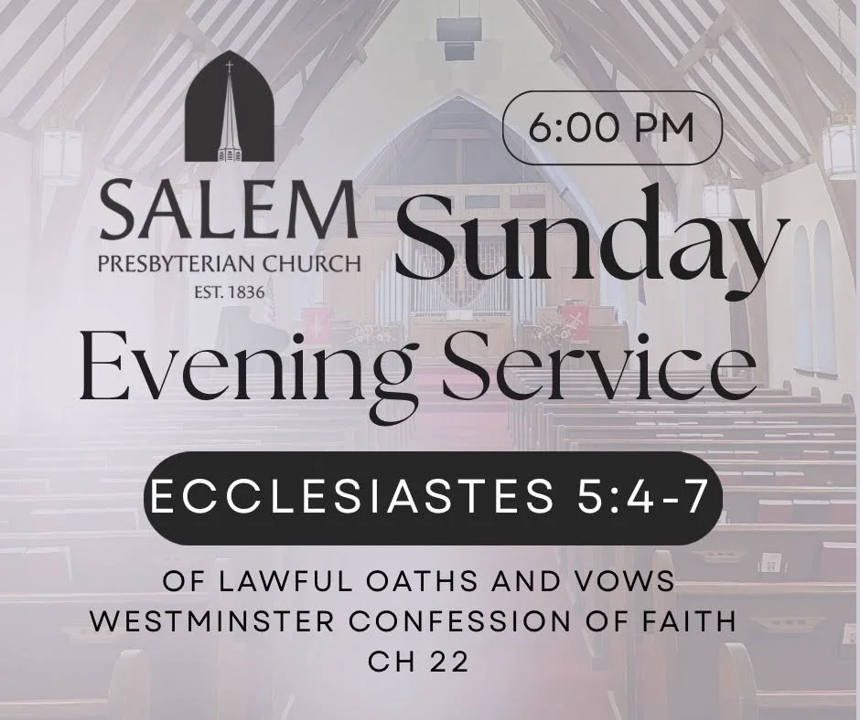 September 27th Evening Sermon