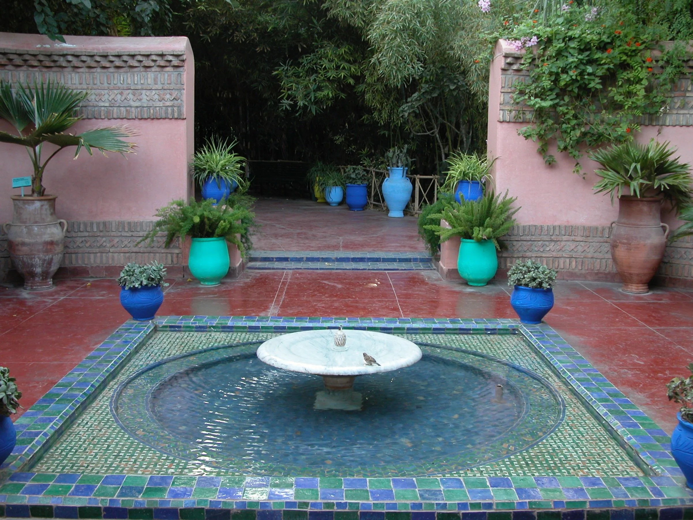 A Mediterranean fountain