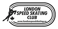 London Speed Skating Club logo with skate illustration and website URL