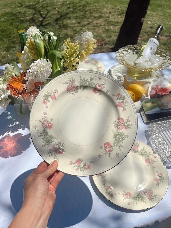 Floral Parlor Plates