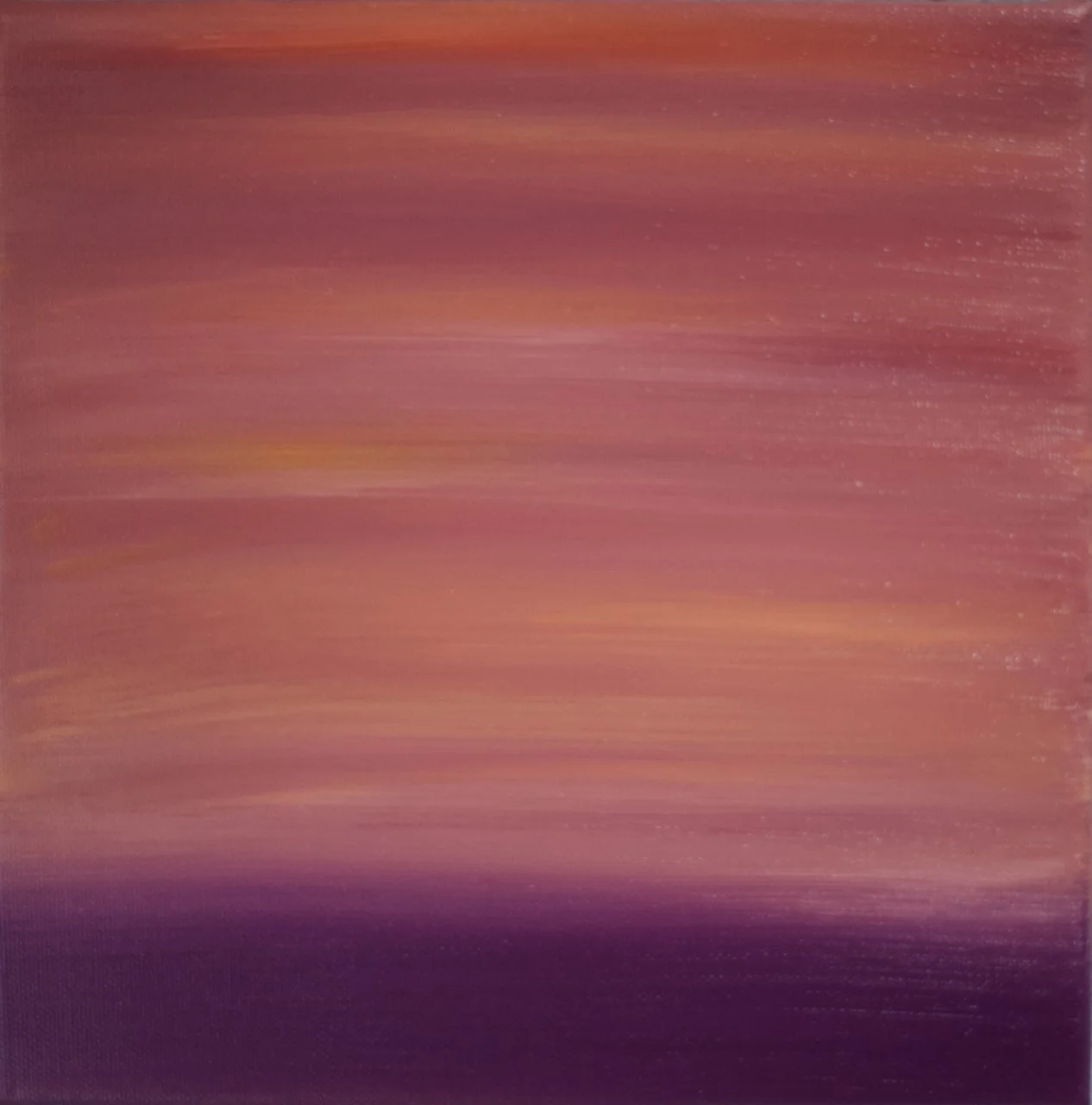 Kauai Kissed Skies #2, 8 x 8 | Oil on canvas | $140
