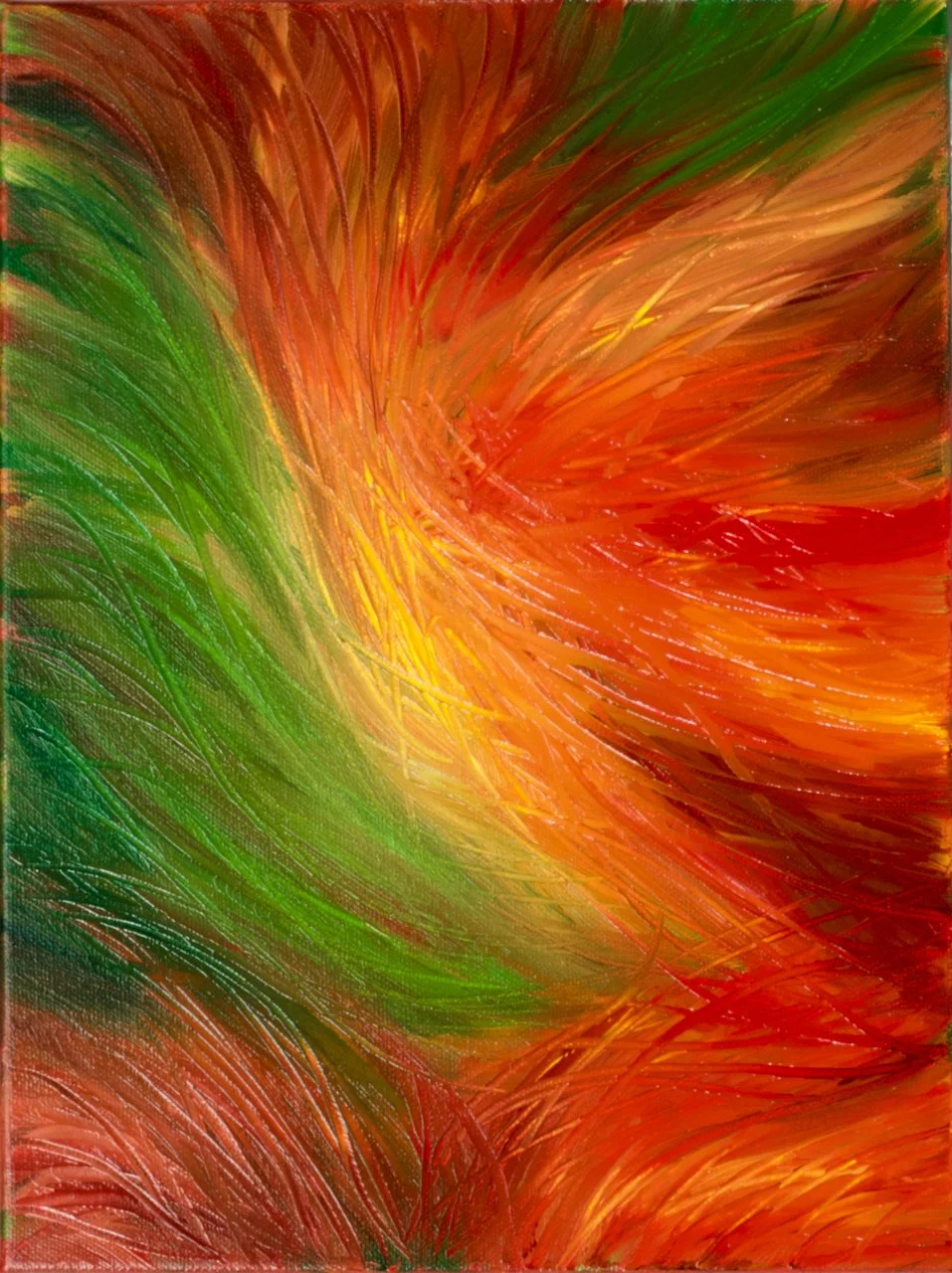 A Little Fall, 12 x 9 | Oil on canvas | $250