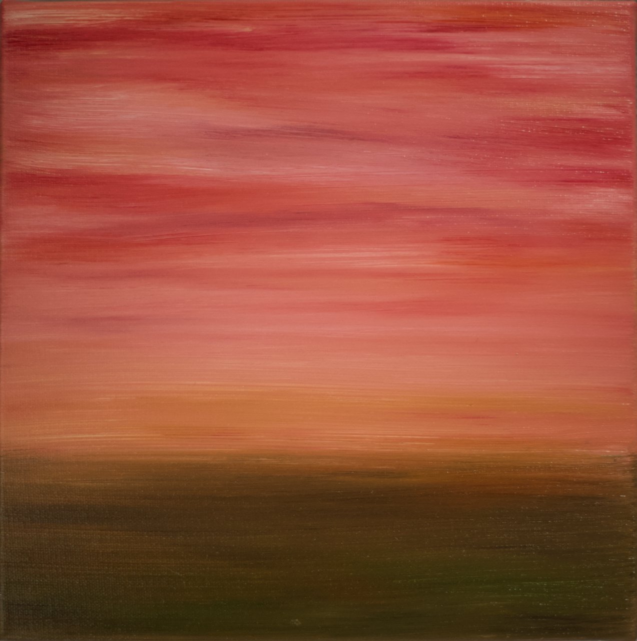 Setting Sun #3, 10 x 10 | Oil on canvas | $175