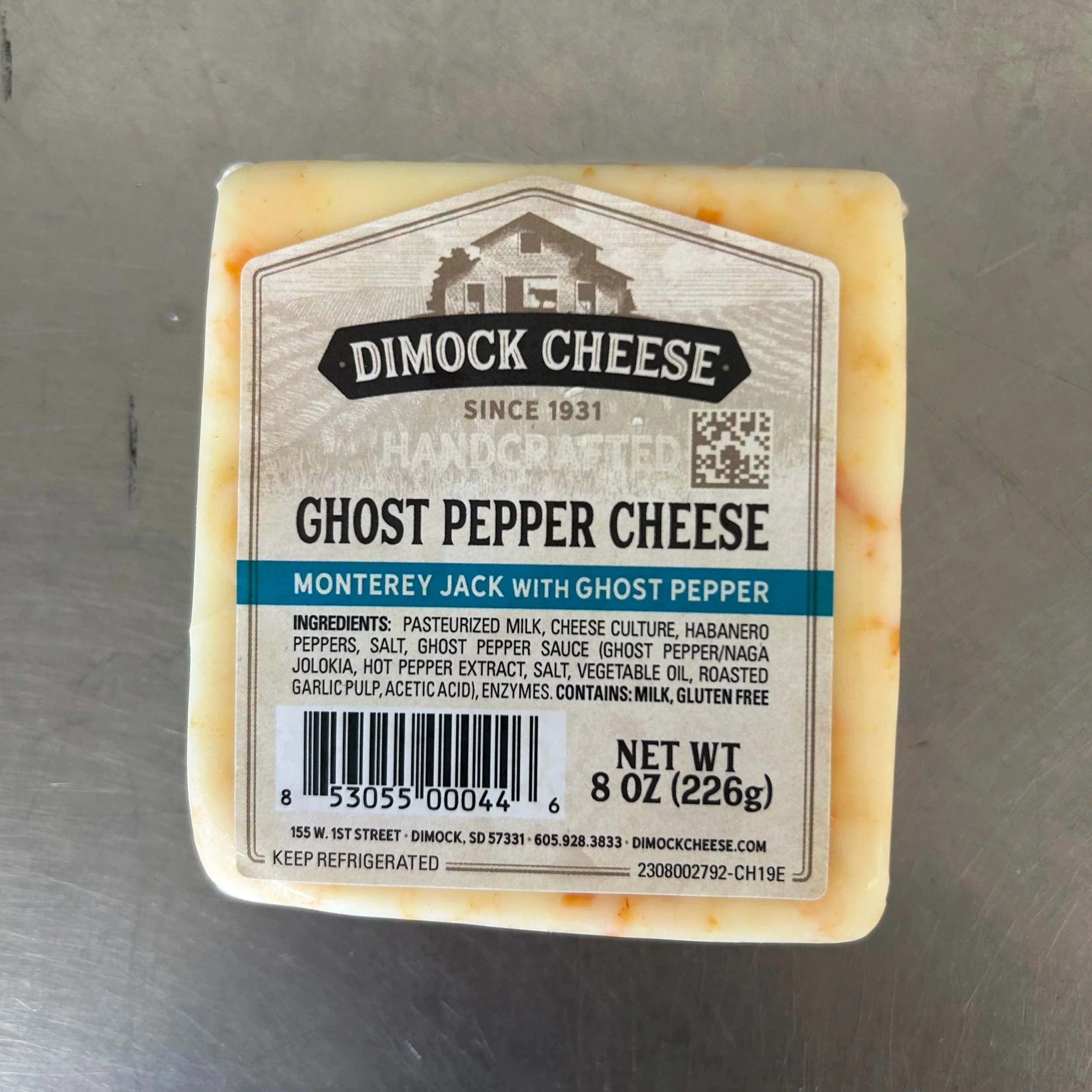 Ghost Pepper Block Cheese