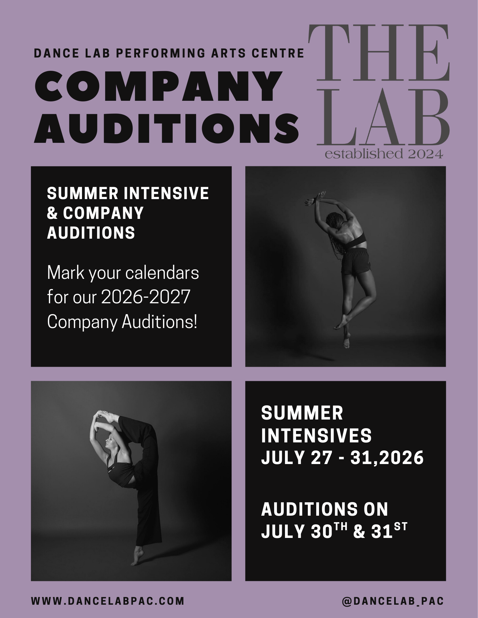 Summer Intensive + Company Auditions