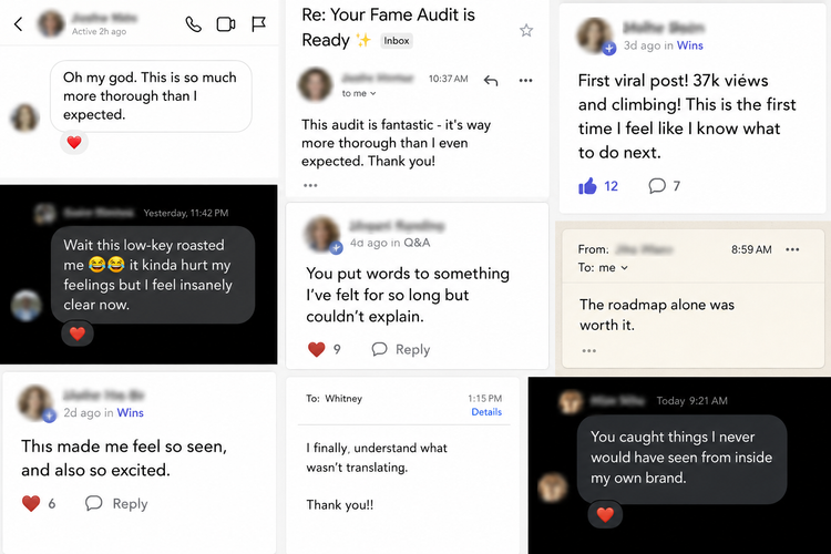 Client successes and features