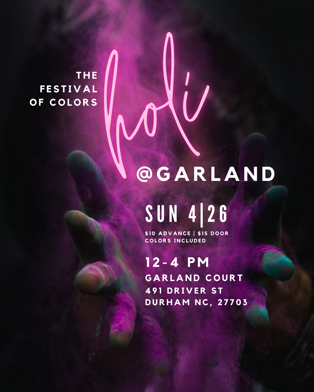 holi @ garland iii