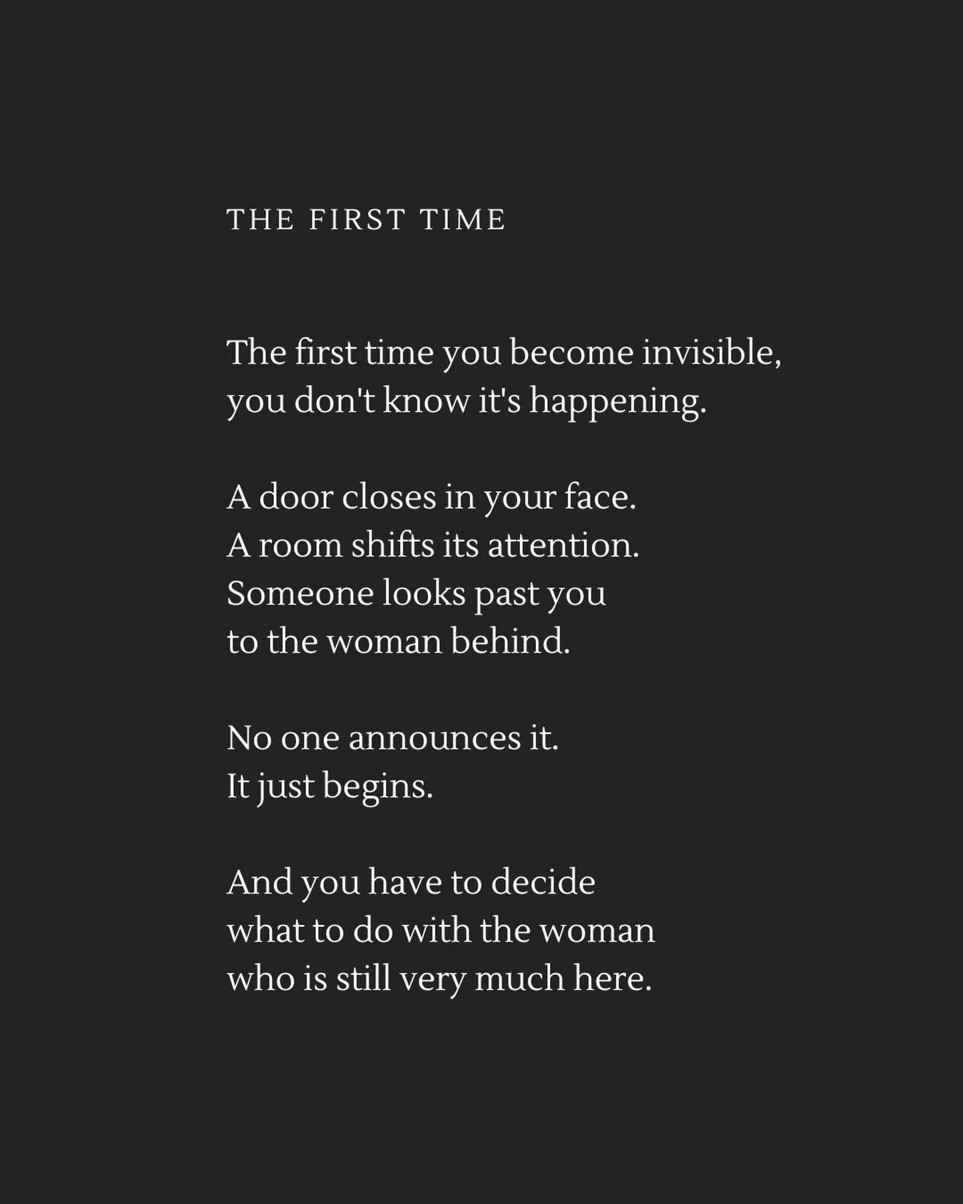 Ah. The indignity of modern aging. 
Are you going through it now? 🤗
