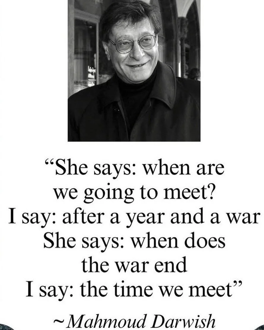 She said &ldquo;when are we going to meet again?&rdquo; And he showed her a door that left her with no choice except to walk towards it, the glass shards on the way shredding the skin and bones of her feet.