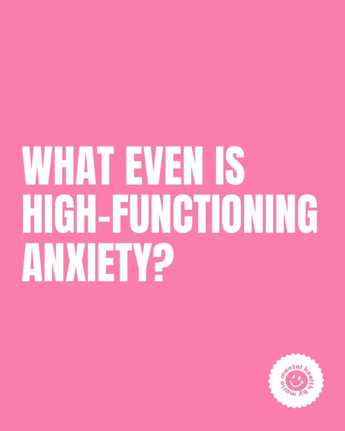High-functioning anxiety can be hard to spot, even in yourself.

From the outside, it looks like being reliable, capable, and always on top of things. But inside, it can feel like your mind never switches off, your body&rsquo;s always in go-mode, and
