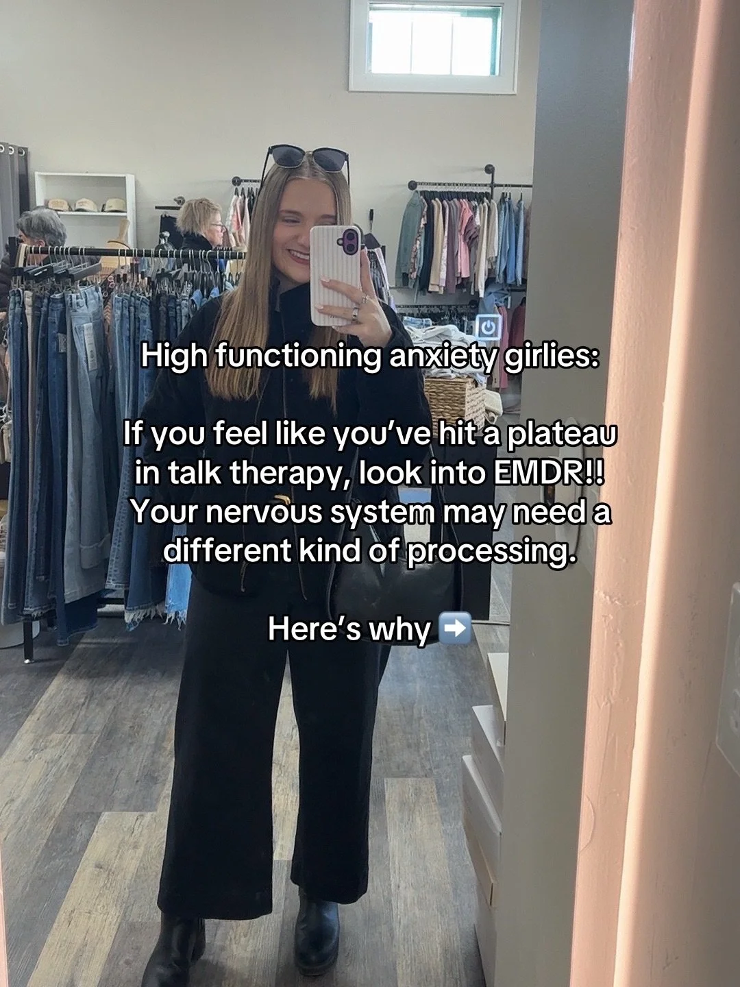Understanding your anxiety doesn&rsquo;t automatically retrain your nervous system. 

👋 Hi, I&rsquo;m Maria. I&rsquo;m an EMDR therapist specializing in high functioning anxiety and childhood trauma. I see this plateau often, especially in high insi