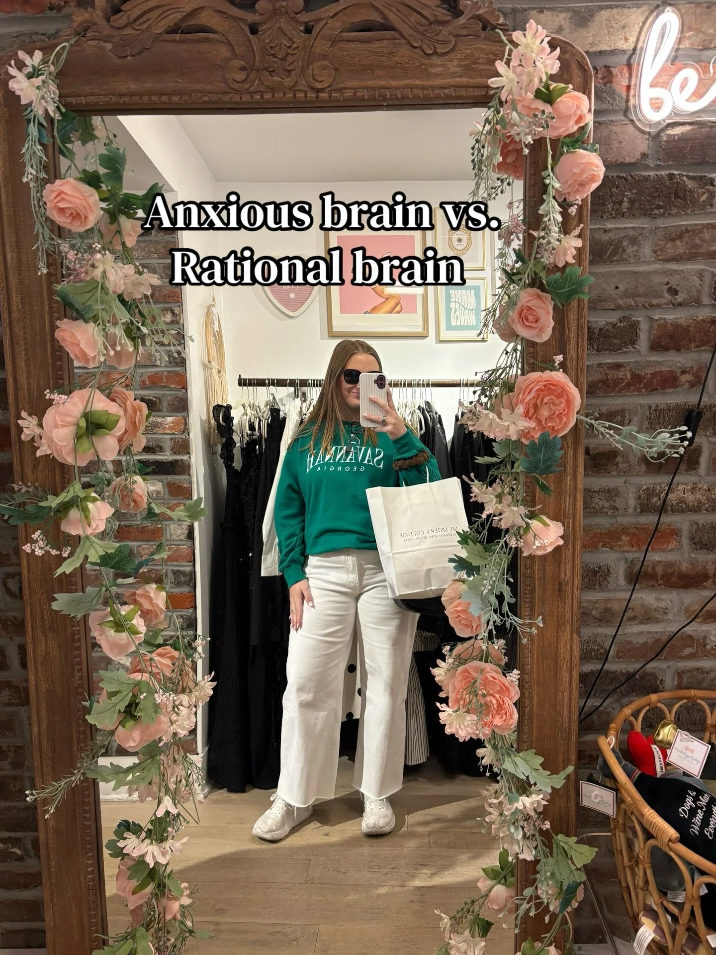 Anxious brain vs. rational brain 🧠✨

If you have high functioning anxiety, your brain is constantly trying to fill in the blanks&hellip;usually with worst-case scenarios. 

Your anxious brain isn&rsquo;t trying to sabotage you. It&rsquo;s actually t