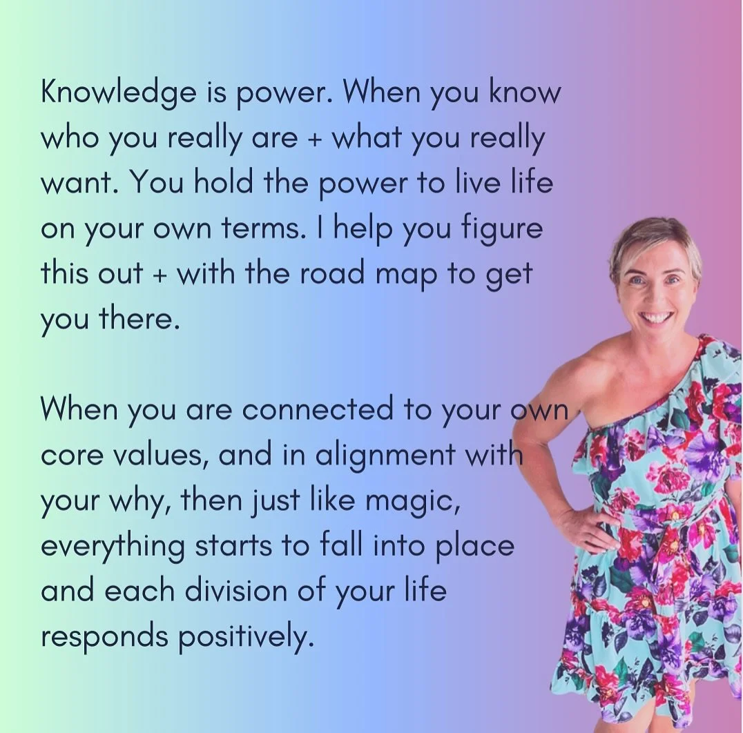 When you&rsquo;re clear on who you are + what you want, everything else clicks into place 💫

✨ Live on your terms
✨ Align with your values
✨ Step into your next chapter with confidence and clarity 

👉 Book your Connection Call today and let&rsquo;s