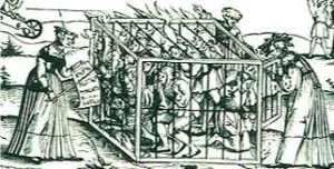 Like lepers in a cage