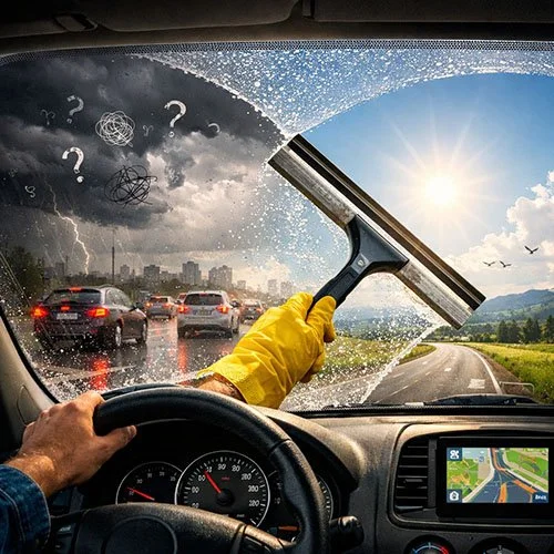 Cleaning While Driving