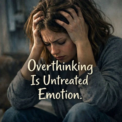 Overthinking Is Untreated Emotion