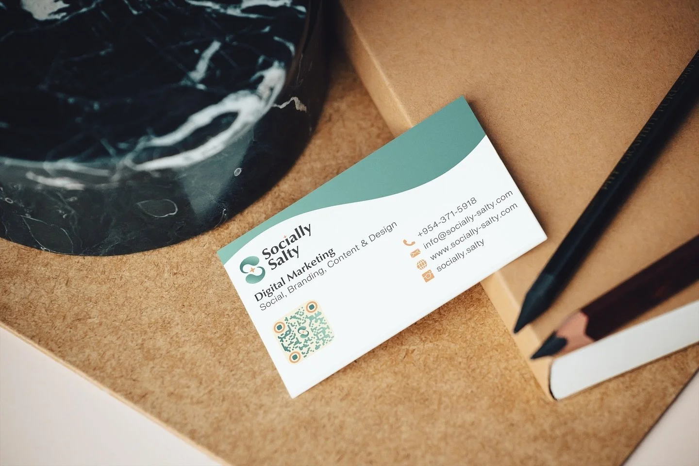 It&rsquo;s all in the details! ✨ Our business cards are just one example of how thoughtful branding leaves a lasting impression&mdash;on and offline.

From your social presence to your print materials, we make sure your brand stands out where it matt