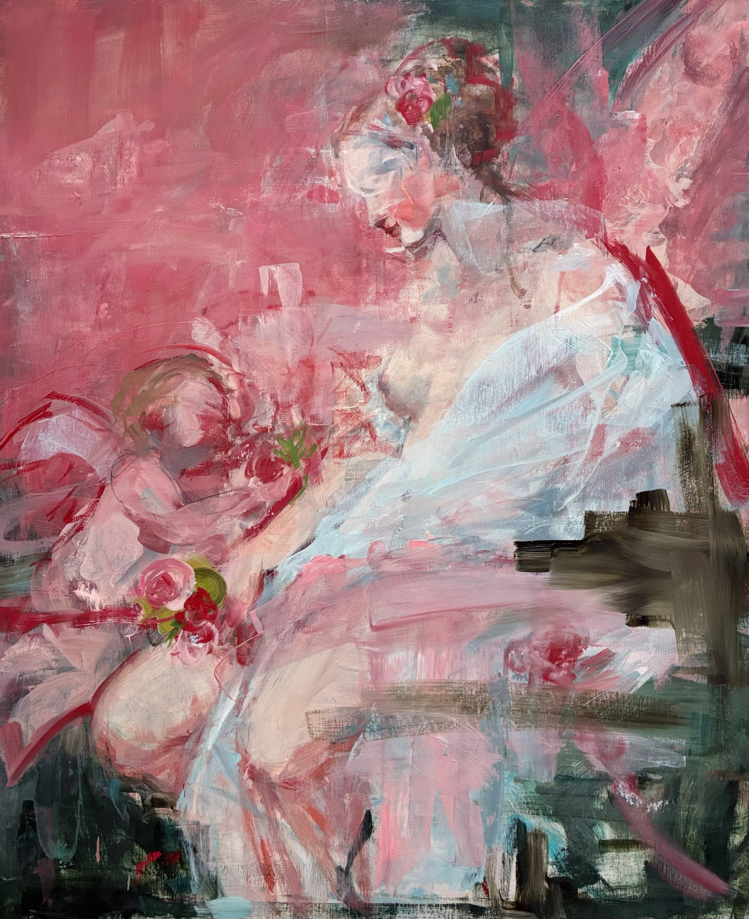 Rococo Fragments, 18 x 24"