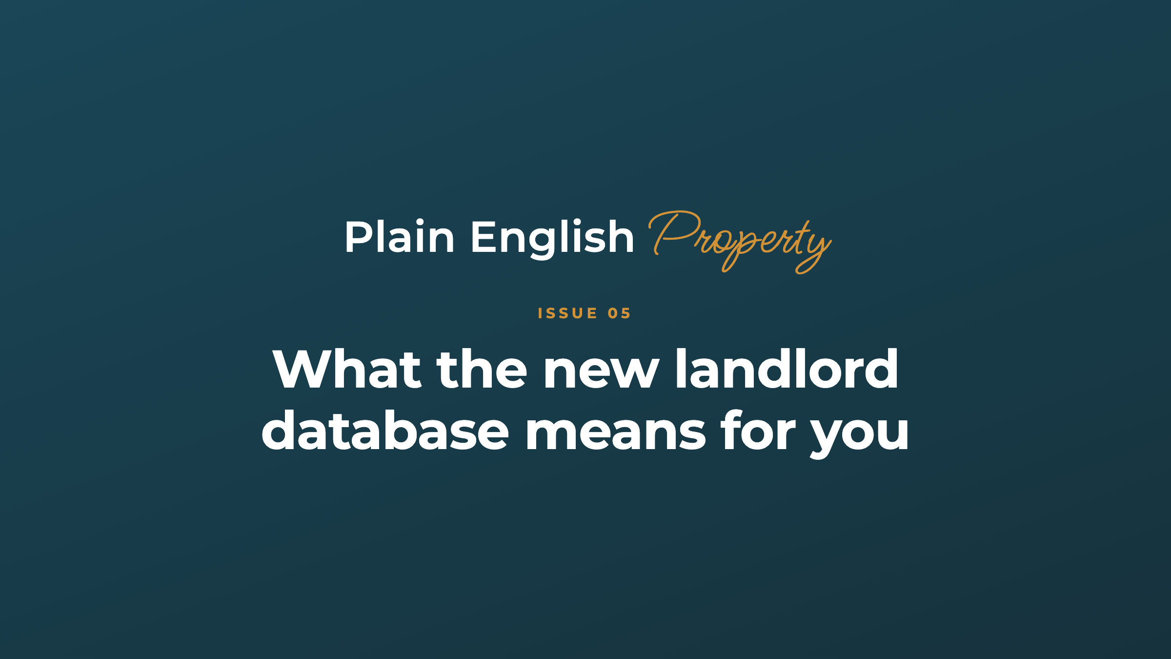      
  

 
  
     
 
 
 
   
     Issue 06 
     What the new landlord database means for you 
      In this issue:  what the new landlord database means for you 
   
 
  
  



 

 
    #block-yui_3_17_2_1_1786534254031_2158 {
      --opacity: 100