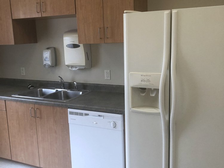 Break room kitchenette