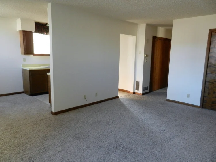 Dining area open to the kitchen