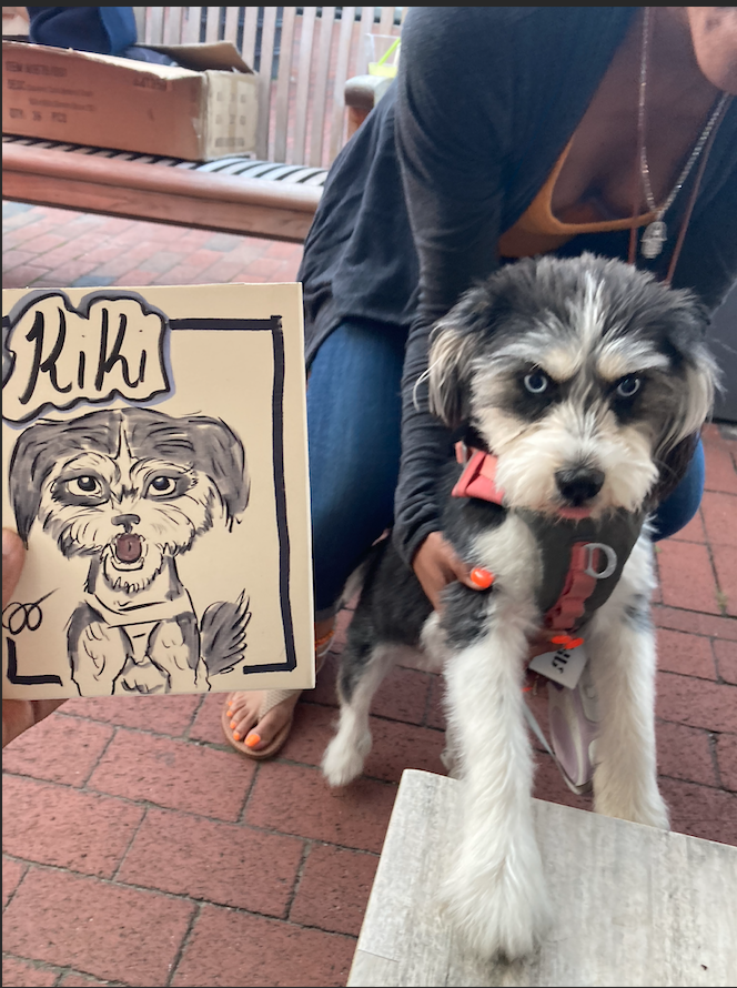 Live drawing, Boston summer 2024