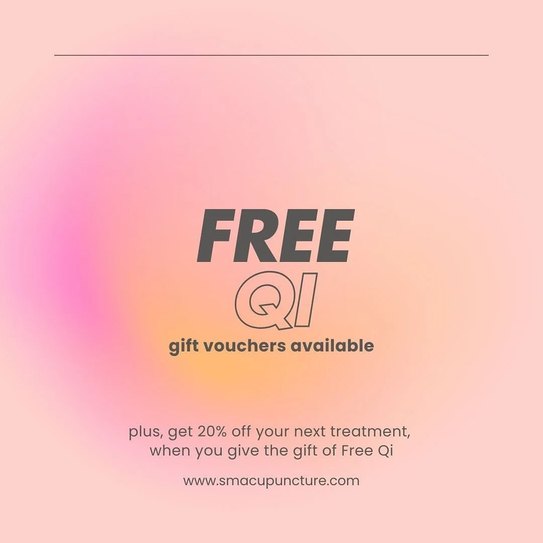 Do you know someone who needs a little R or R or R - Rebalancing, Recovery or Rejuvenation? ⚖️

Maybe, you are that person? 

Give the gift of &lsquo;Free Qi&rsquo; this Christmas and when you buy a gift voucher I&rsquo;ll give you 20% off your next 