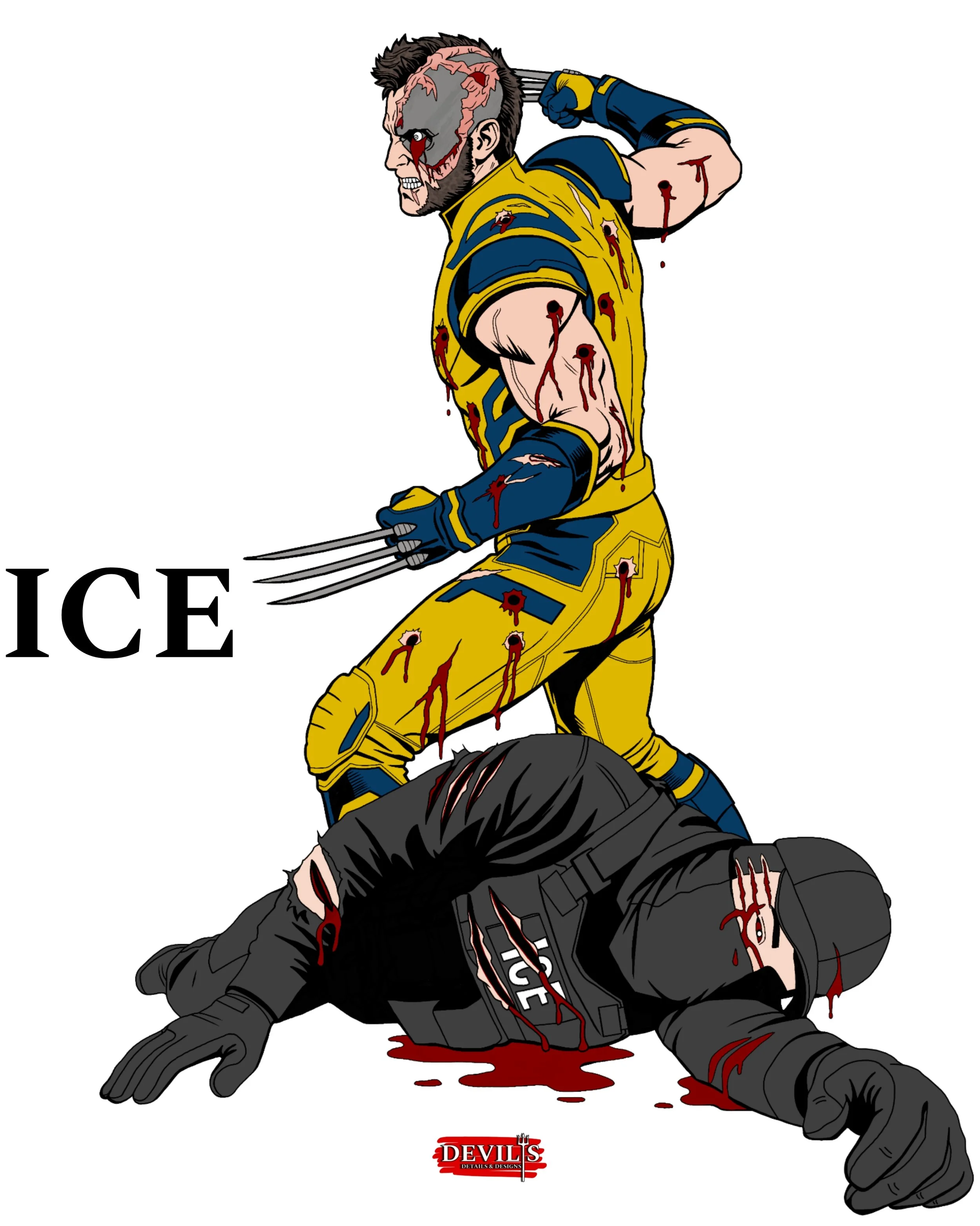 WOLVERINE VS ICE 2