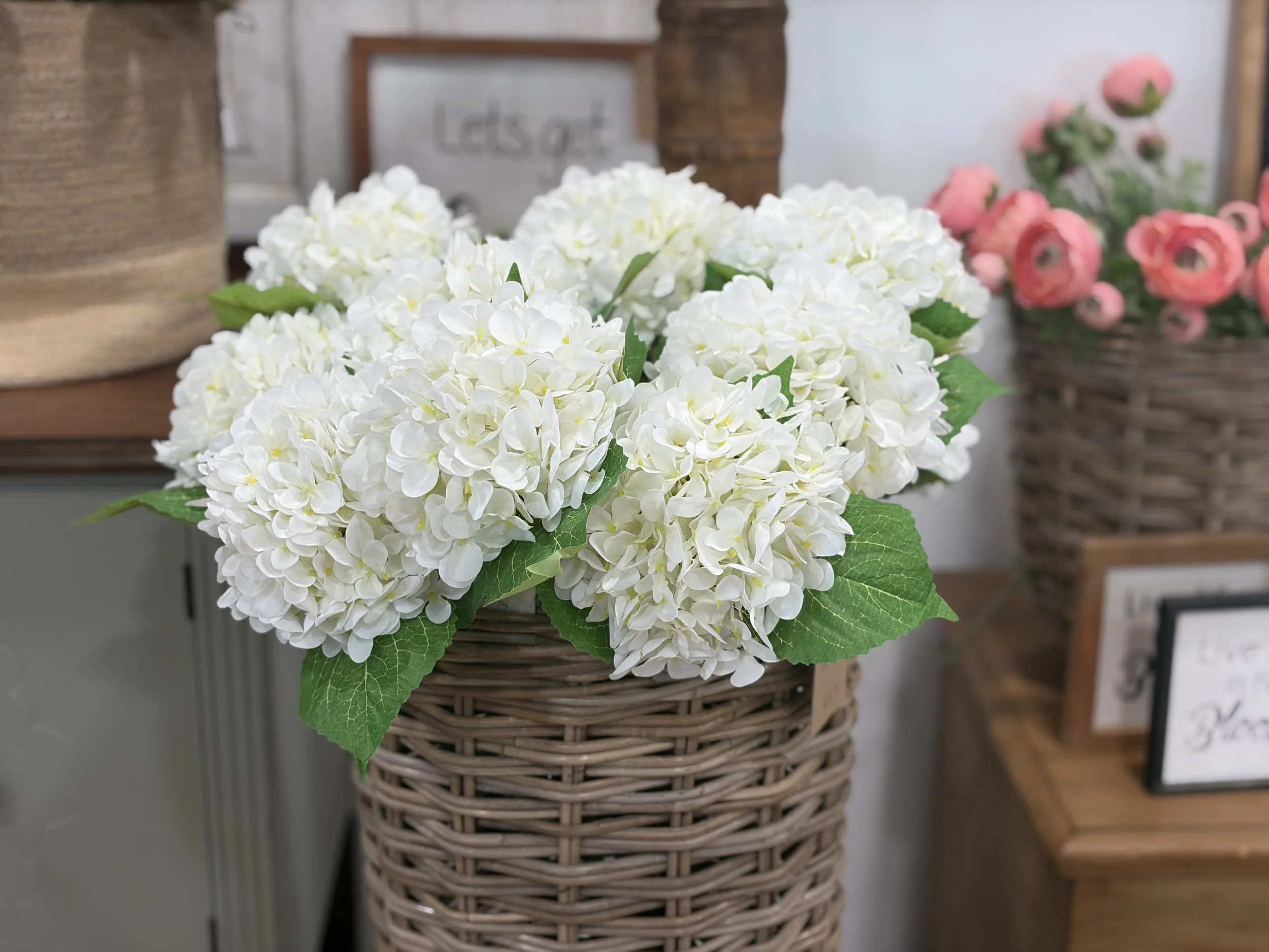 Faux Hydrangea Stem